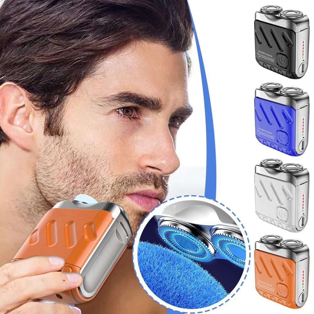 š„2025 New Design 50% Offš„ Mini Electric Rotary Dual Ring Pocket Shaver