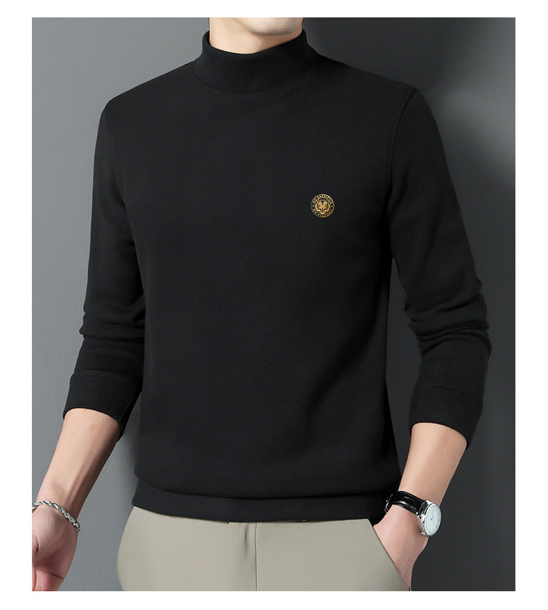 Men's Thickened Mock Neck Warm Solid Sweatshirt(50% OFF)
