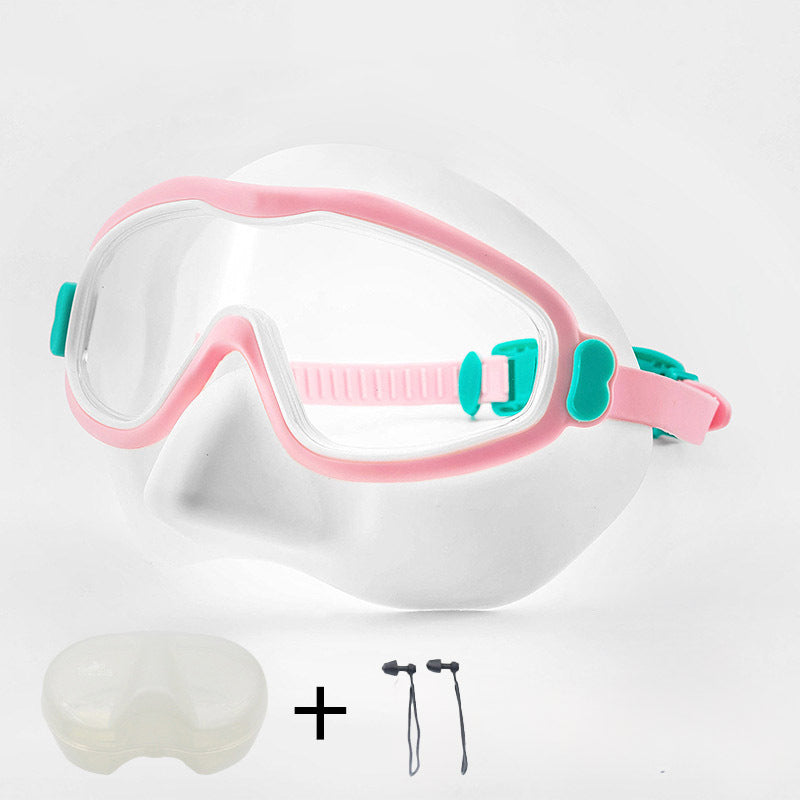 🔥Limited Time Offer 62% OFF🔥Unisex HD Anti-UV Anti-Choking Waterproof Integrated Swimming Goggles