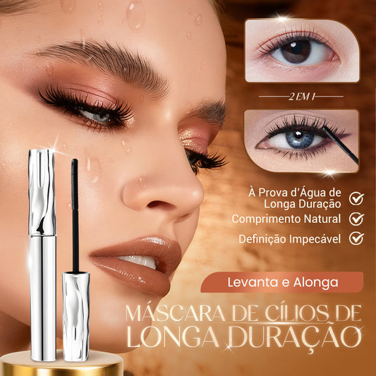 ✨Rímel à prova d'água com fibras – alonga e curva os cílios instantaneamente