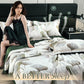 Cooling Breathable Floral Bed Sheet 4-Piece Set