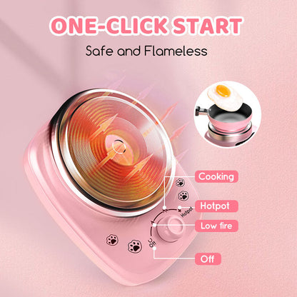 🔥 50% RABATT! 🎁👧🏻 Realistisches Mini-Kochset – Komplettes 22-teiliges Set mit Herd und Küchenutensilien für Kinder | Perfekt als Geschenk 🍳👨‍🍳