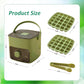 Portable Ice Maker with Lid and Storage Box