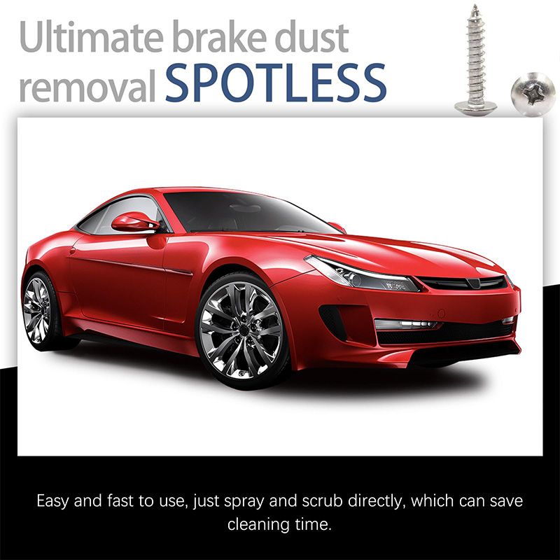 Limpador universal em spray para cubos de roda de carro