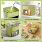 Portable Ice Maker with Lid and Storage Box