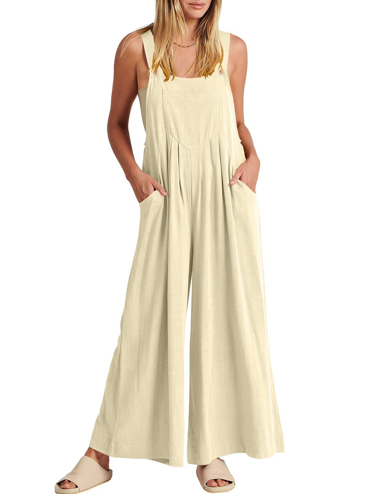 🥰Buy 2 Get 10% OFF🥰 Plus Size Wide Leg Overalls Jumpsuit