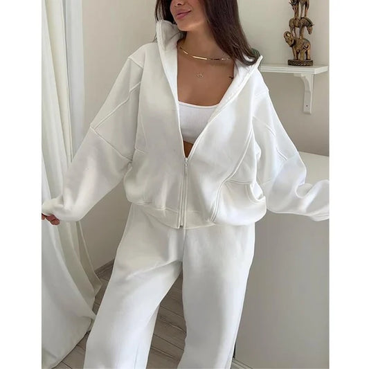 💕Hot Sale 50% OFF💕Triple Threaded High-Neck Casual Sportswear 2-piece set