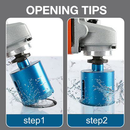 Angle Grinder Diamond Drill Bit for Expanding Holes in Stone Countertop
