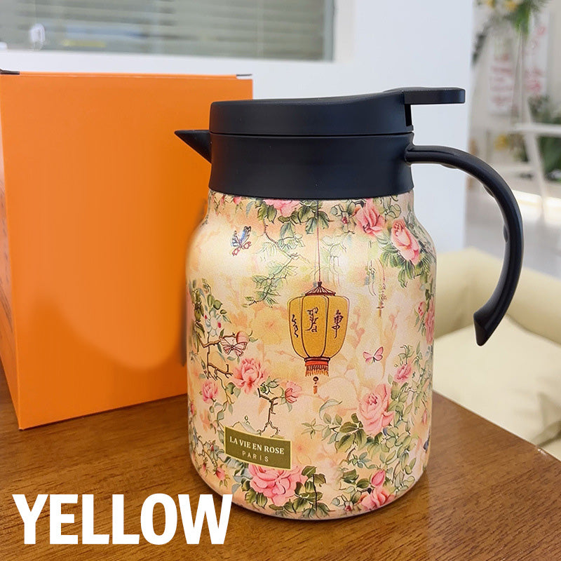 🔥time-limited discount🔥1000ml Vacuum Insulated Teapot with Strainer