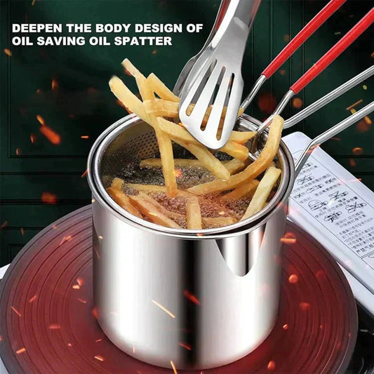 🎁304 Stainless Steel Multifuntional Fryer（50% OFF）