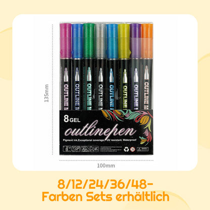 🎅Weihnachtssonderangebote !!⚡50K+ verkauft!🎁Farbige Lightstick Graffiti Textmarker-Stifte