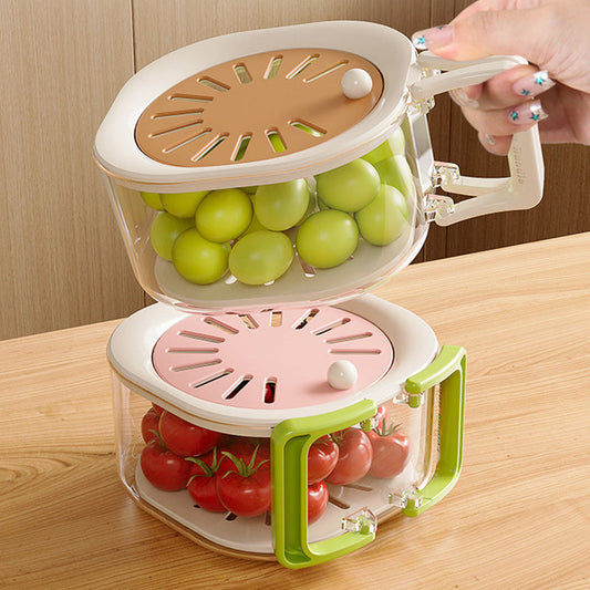 💥Hot Sale 49% Off🍃2 in 1 Draining Basket with Lid