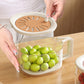 💥Hot Sale 49% Off🍃2 in 1 Draining Basket with Lid