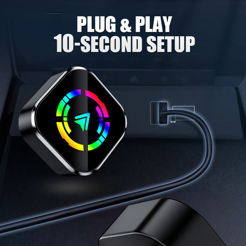 📱 60% RABATT JETZT! 🔥 2-in-1 Funkadapter - Kompatibel mit iPhone & Android Auto, Einfache Plug-and-Play-Installation ✨