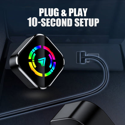 📱 60% RABATT JETZT! 🔥 2-in-1 Funkadapter - Kompatibel mit iPhone & Android Auto, Einfache Plug-and-Play-Installation ✨