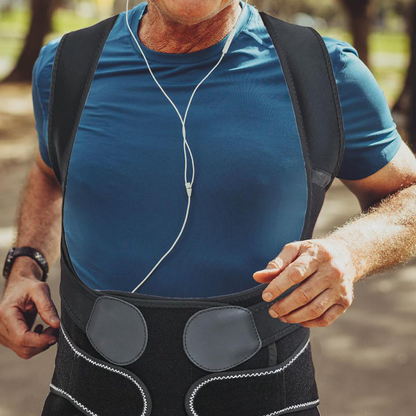 Stark stützender, universeller, verstellbarer Haltungskorrektor für den Rücken