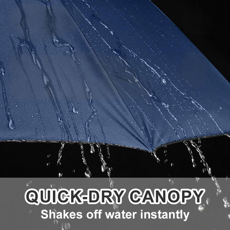 Großer faltbarer Regenschirm mit 12 windfesten Speiche