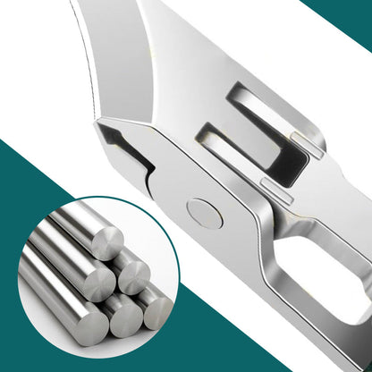 Jogo de 3 Cortadores de Unhas com Borda Inclinada 25° e Design Antirrespingo