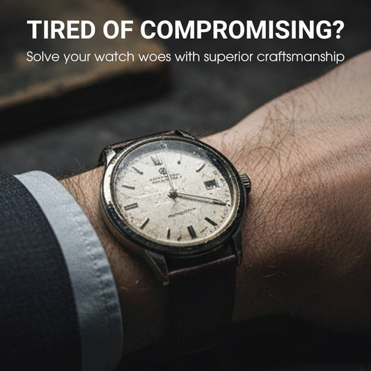 Nachtleuchtende, wasserdichte Herren-Quarzuhr