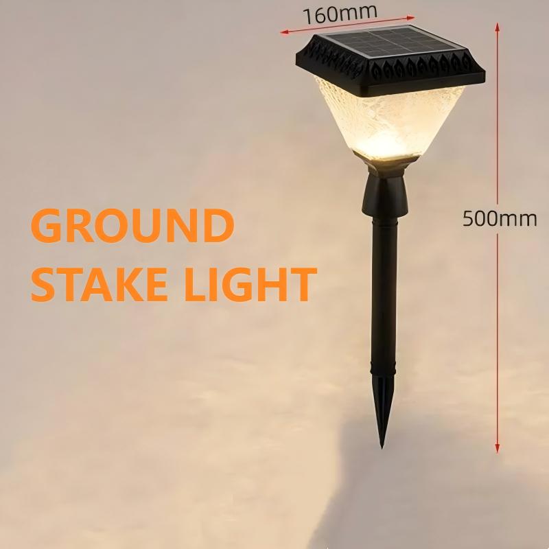 Solarbetriebene Außenleuchte für den Garten