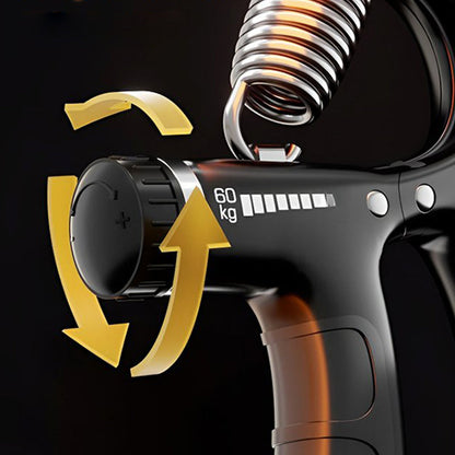 ✊ VERSTELLBARER HANDTRAINER – Automatische Zählfunktion • Einstellbarer Widerstand • Rutschfester Griff • Kompakt & Vielseitig